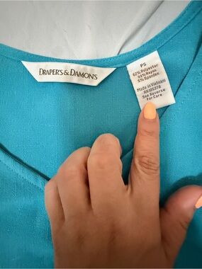 Drapers & Damons V Neck Blouse